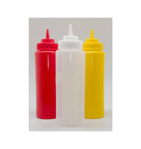 Szószadagoló 700 ml Fehér kupakkal