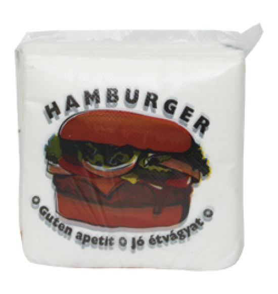Műanyag Hamburgerzacskó/1000db /cs